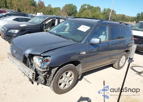 2002 Toyota Highlander Limited V6 z USA, uszkodzony, nr VIN JTEGF21A020035829